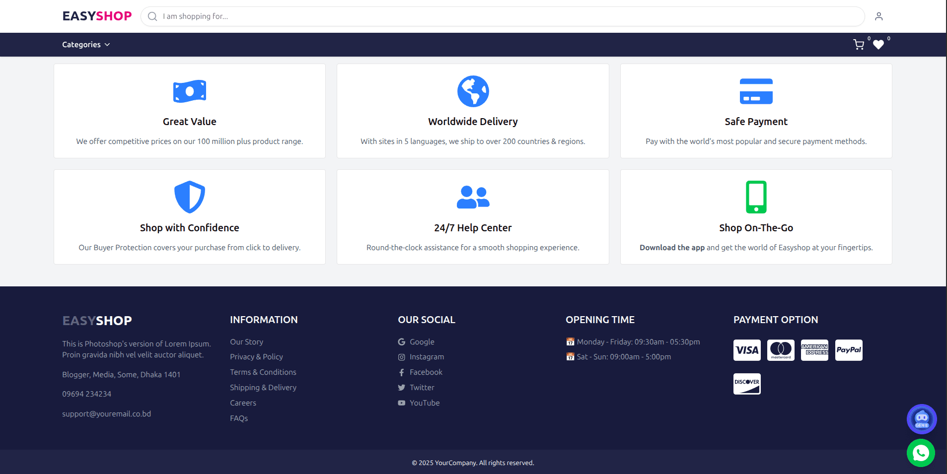 Easy Shop - E-commerce Platform