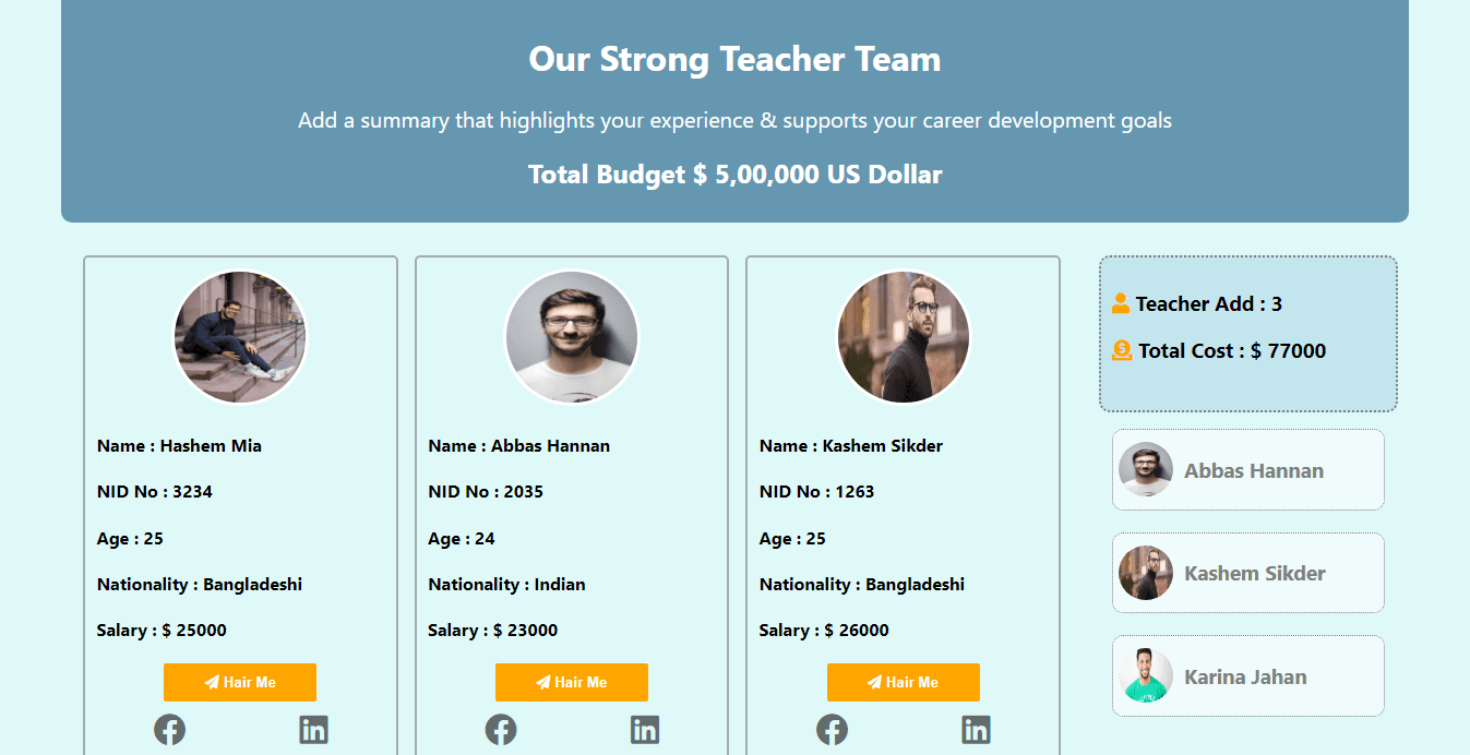 Teacher Group